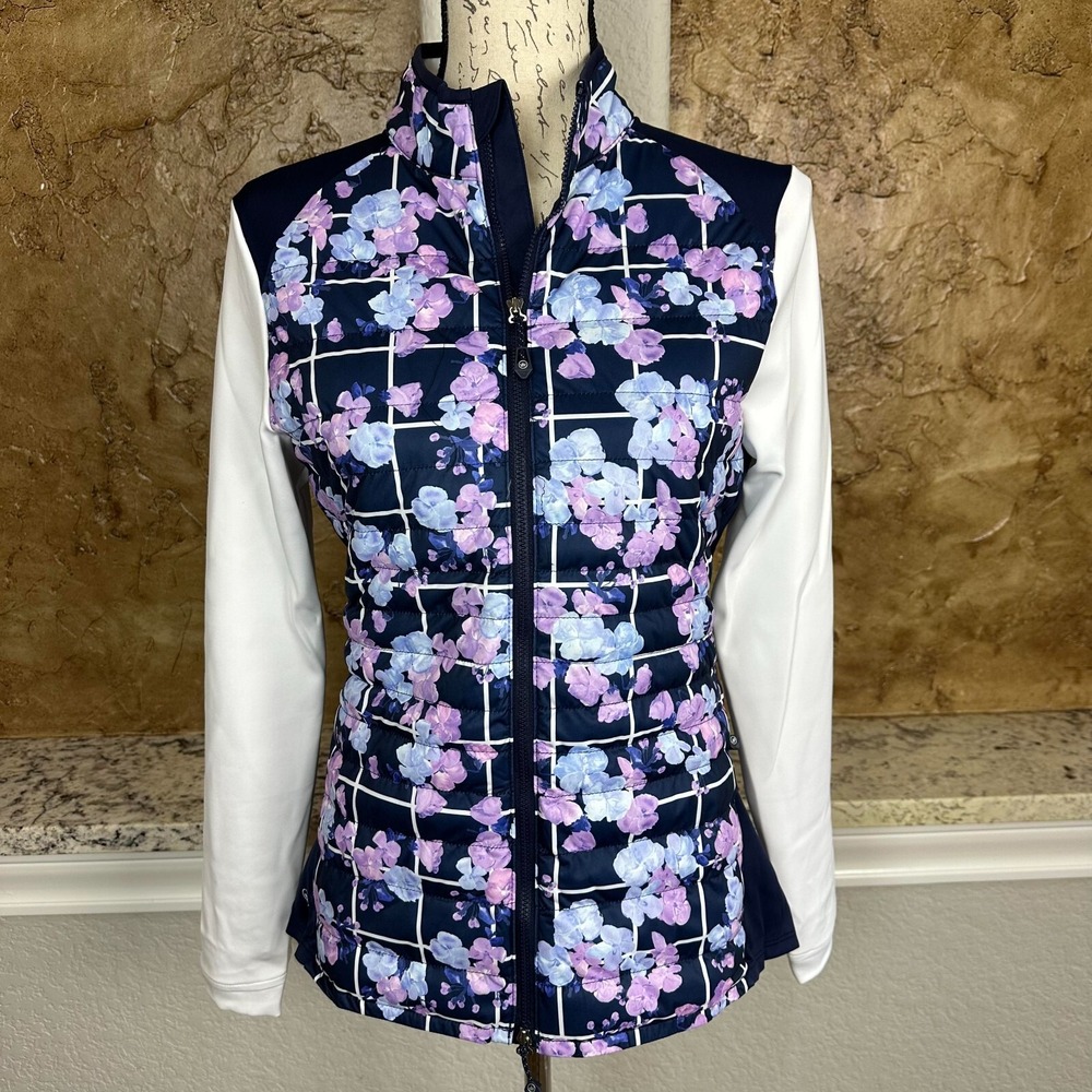 NWT Peter Millar Women's Merge Hybrid Jacket Floral LS23EZ08 Size Small $230 - Picture 2 of 14
